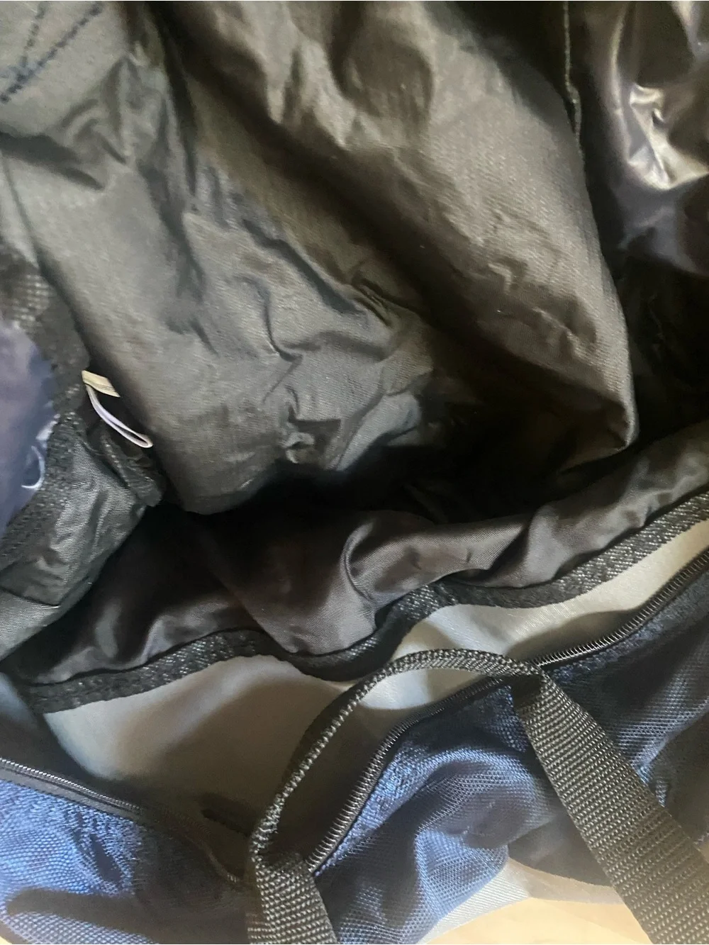 Black and Gray Men's Tote Bag - Unbranded Canvas Weekend Carry